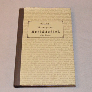 Elias Lönnrot Suomalaisen Talonpojan Koti-Lääkäri