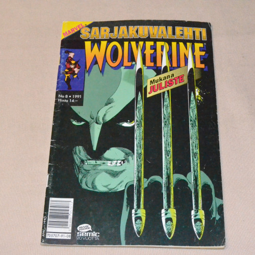 Sarjakuvalehti 08 - 1991 Wolverine