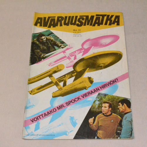 Avaruusmatka Star Trek 10 - 1974