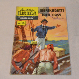 Kuvitettuja klassikkoja 58 Merikadetti Jack Easy