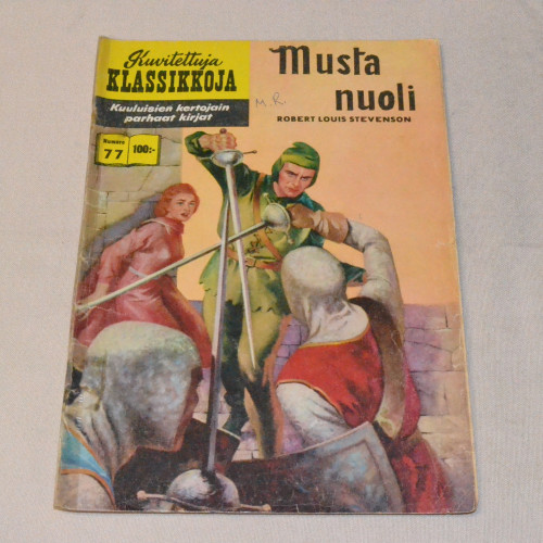 Kuvitettuja klassikkoja 77 Musta nuoli