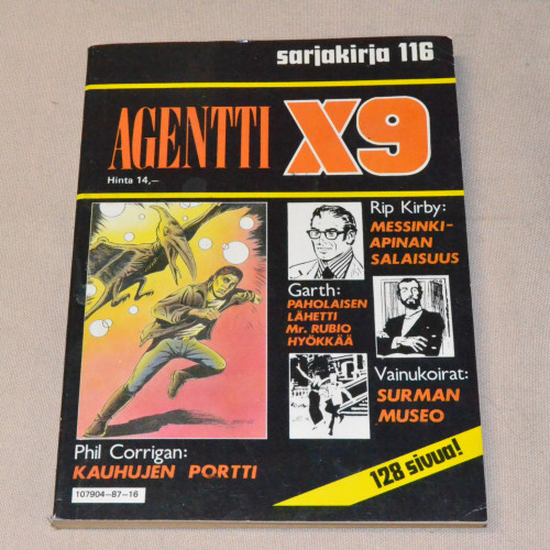 Sarjakirja 116 Agentti X9
