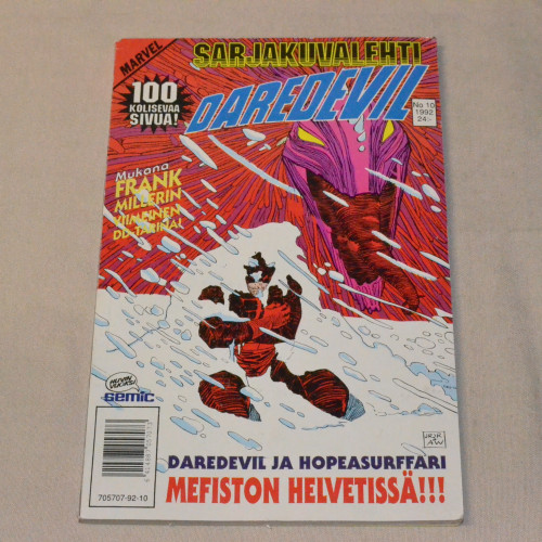 Sarjakuvalehti 10 - 1992 Daredevil