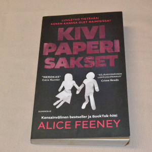 Alice Feeney Kivi paperi sakset