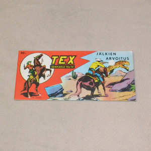 Tex liuska 14 - 1960 Jälkien arvoitus (8. vsk)