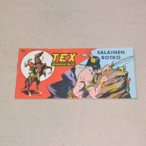 Tex liuska 18 - 1960 Salainen rotko (8. vsk)