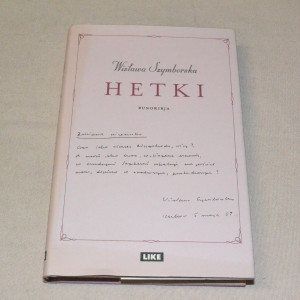 Wisława Szymborska Hetki