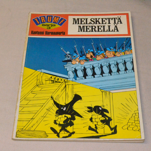 Trumf 03 Kapteeni Harmaaparta Melskettä merellä