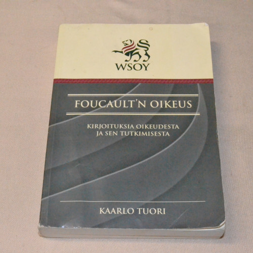 Kaarlo Tuori Foucault´n oikeus