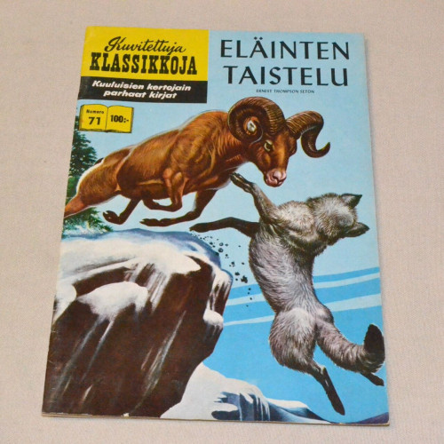 Kuvitettuja klassikkoja 71 Eläinten taistelu Kuvitettuja klassikkoja 71 Eläinten taistelu