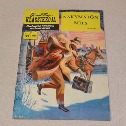 Kuvitettuja klassikkoja 57 Näkymätön mies Kuvitettuja klassikkoja 57 Näkymätön mies