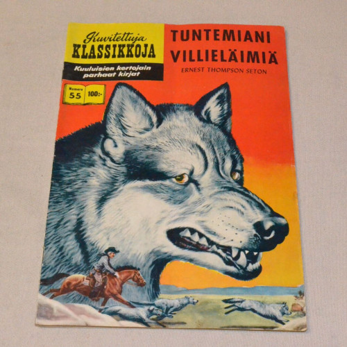 Kuvitettuja klassikkoja 55 Tuntemiani villieläimiä