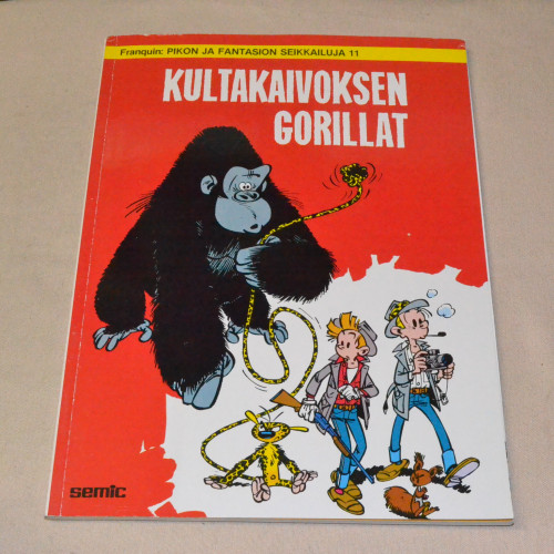 Piko ja Fantasio 11 Kultakaivoksen gorillat