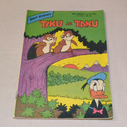 Aku Ankka 02B - 1957 Tiku ja Taku