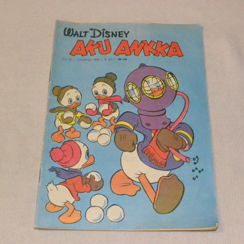 Aku Ankka 20 - 1958
