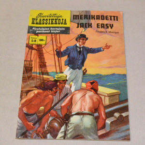 Kuvitettuja klassikkoja 58 Merikadetti Jack Easy