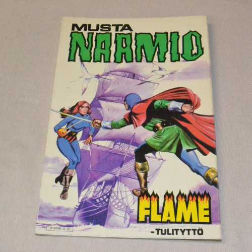 Mustanaamio Flame - tulityttö