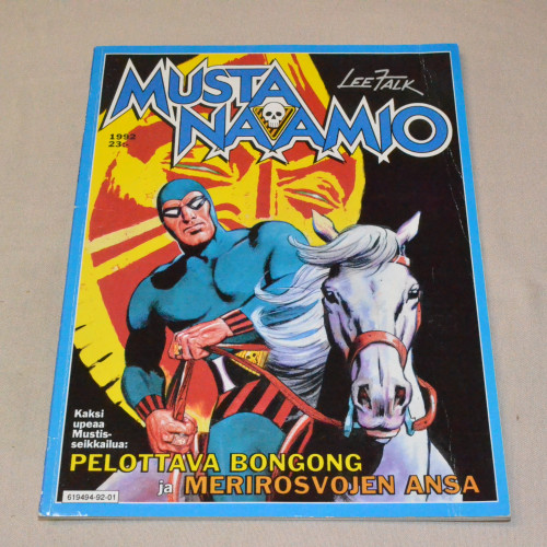 Mustanaamio albumi Pelottava Bongong - Merirosvojen ansa
