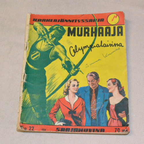 Korkeajännityssarja 22 - 1954 Murhaaja olympialaisissa