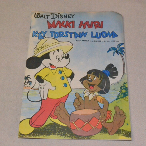 Aku Ankka 11B - 1955 Mikki Hiiri käy Torstain luona