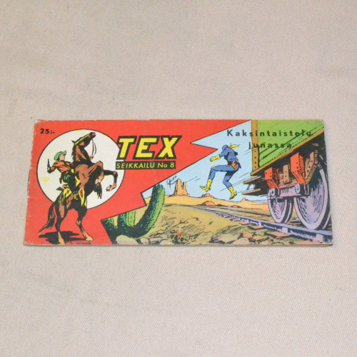 Tex liuska 08 - 1957 Kaksintaistelu junassa (5. vsk)