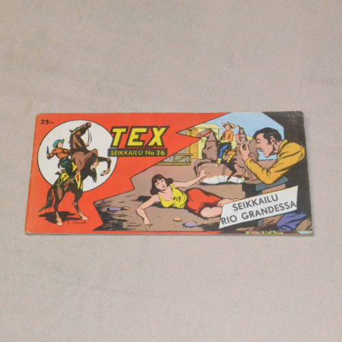 Tex liuska 26 - 1957 Seikkailu Rio Grandessa (5. vsk)