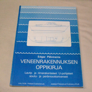 Edgar Pälviranta Veneenrakennuksen oppikirja