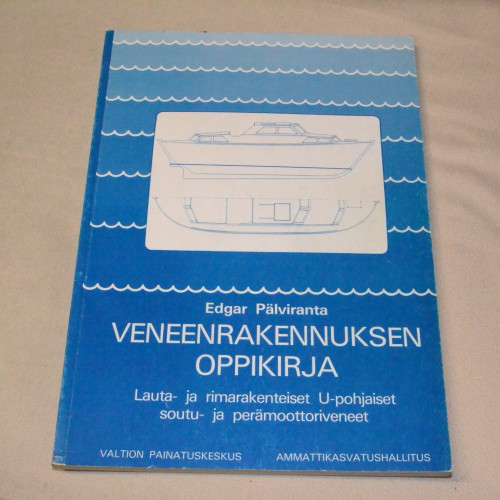 Edgar Pälviranta Veneenrakennuksen oppikirja