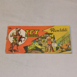 Tex liuska 25 - 1953 Rion tähti (1. vsk)