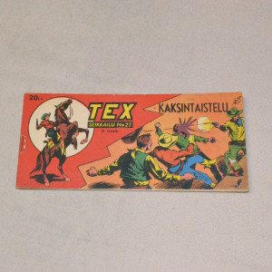 Tex liuska 27 - 1954 Kaksintaistelu (2. vsk)