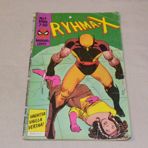 Ryhmä-X 01 - 1986