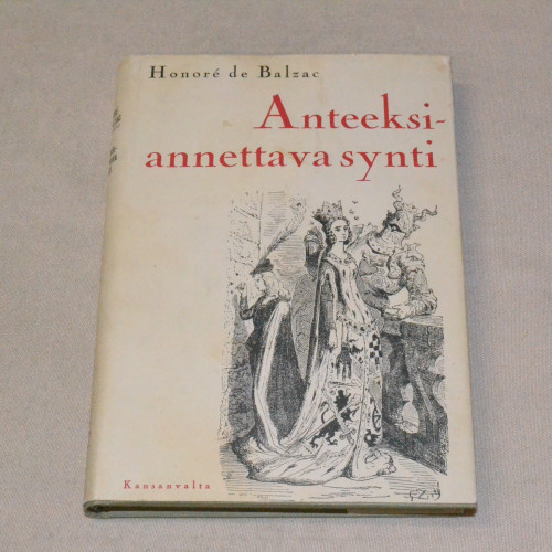 Honoré de Balzac Anteeksiannettava synti