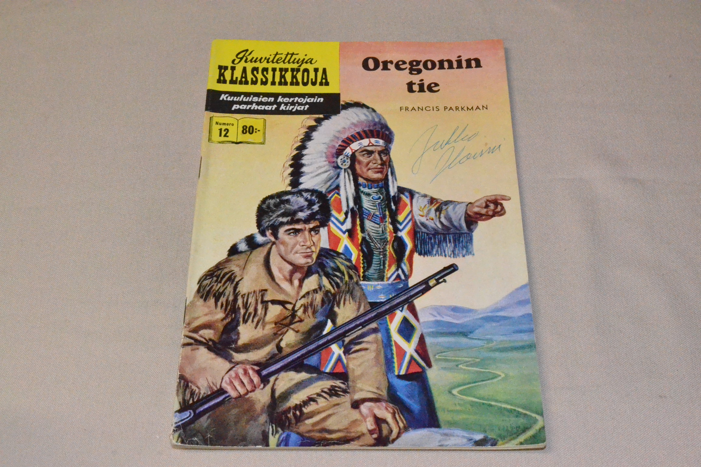 Kuvitettuja klassikkoja 12 Oregonin tie