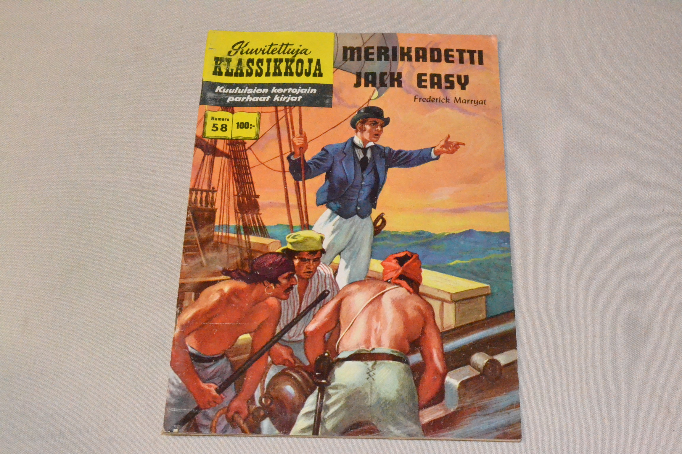 Kuvitettuja klassikkoja 58 Merikadetti Jack Easy